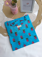 New Cotton Long Straight Kurti