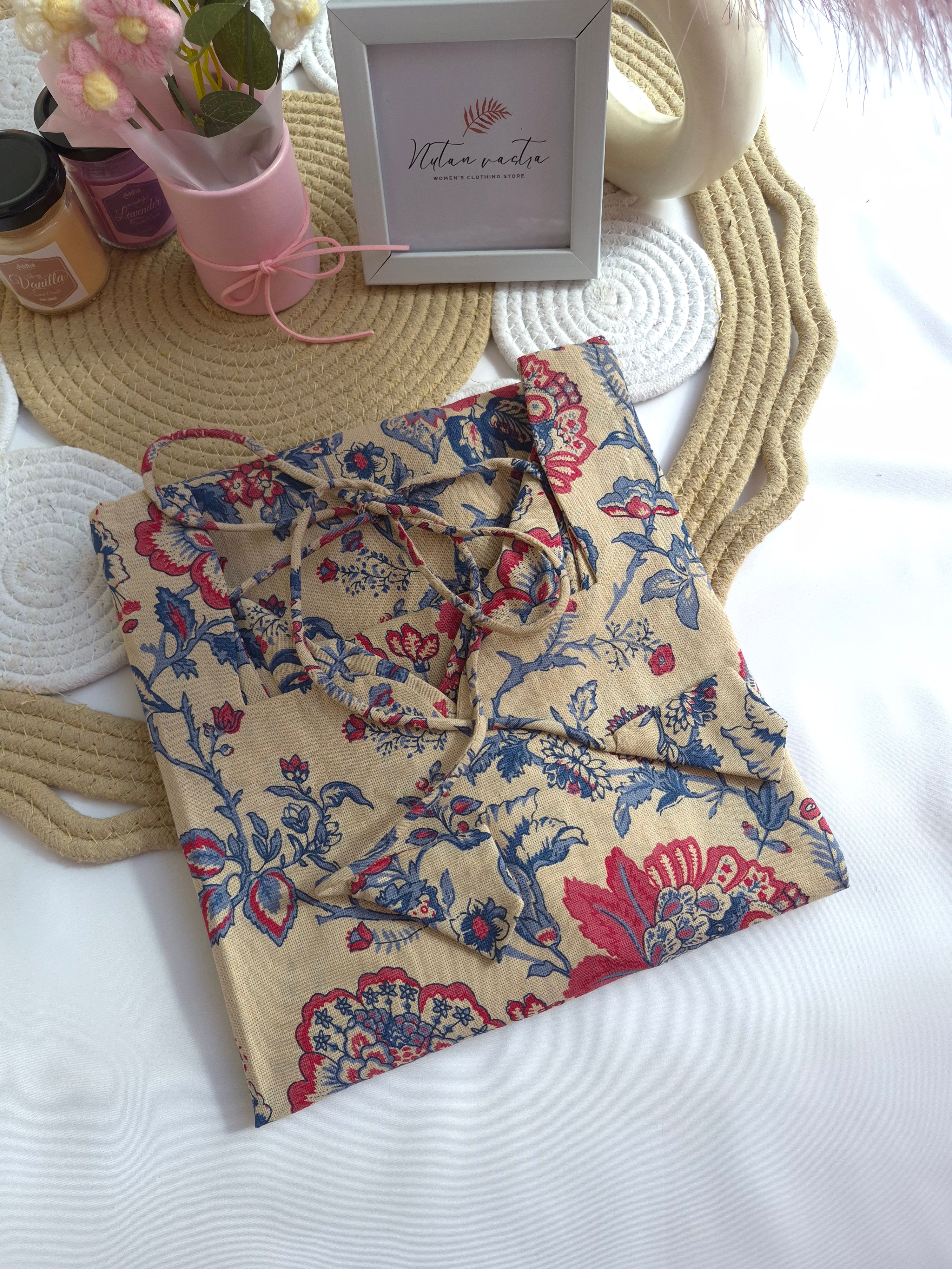 Khadi Cotton Long Straight Kurti