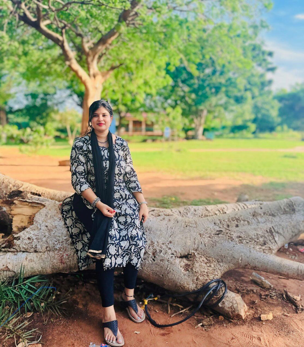 Cotton Long Straight Kurti