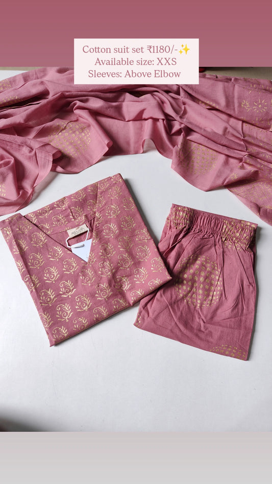 Ready to ship Cotton suit set