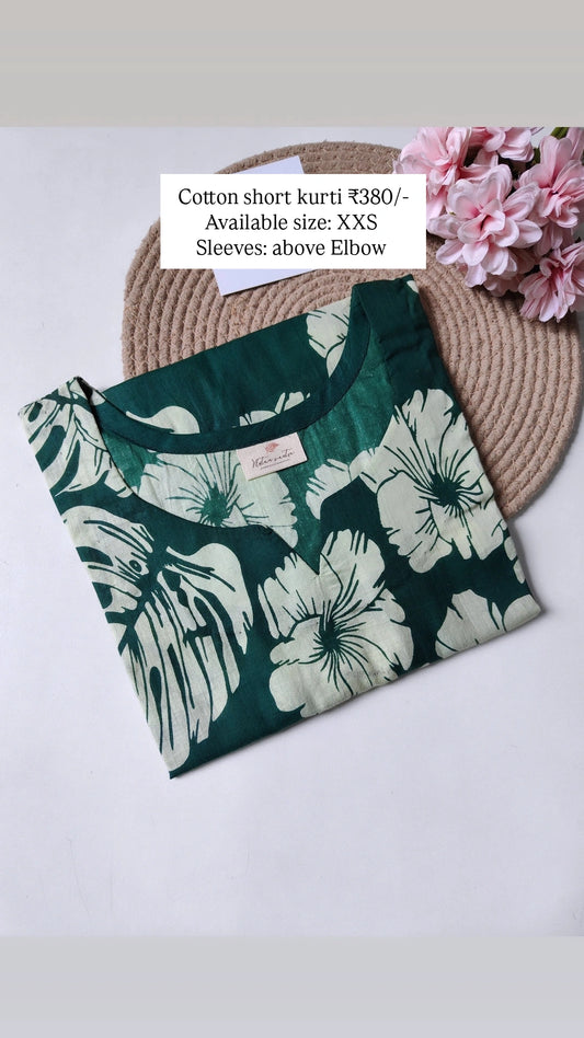 Ready to ship Cotton short kurti