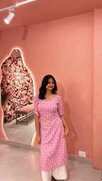 Khadi Cotton Long Straight Kurti