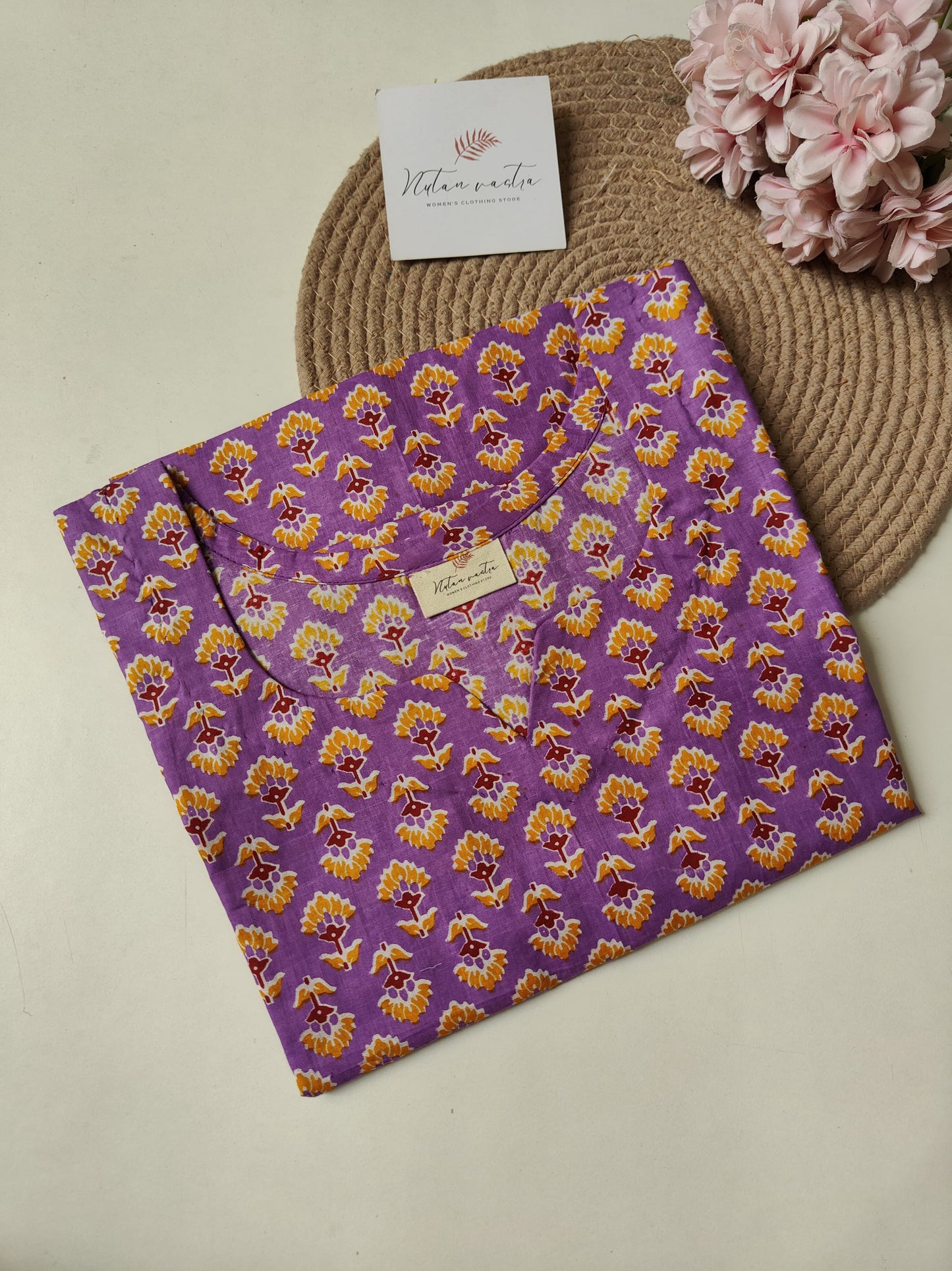 Ready To Ship Cotton Long Kurti