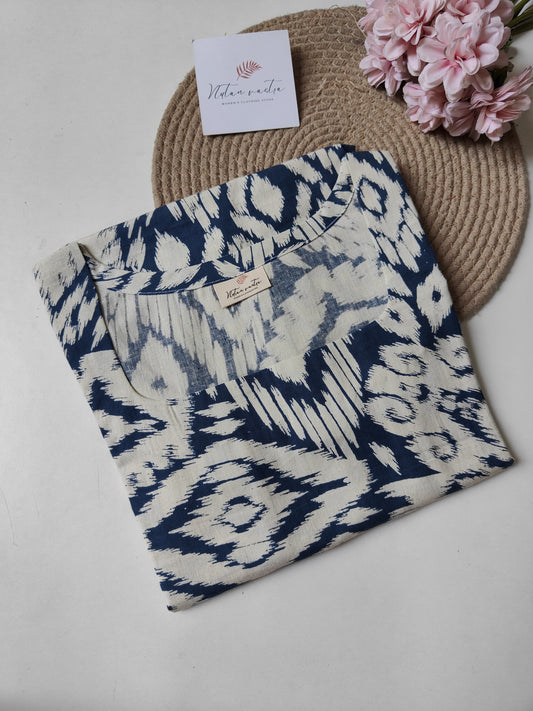 Ready To Ship Khadi Cotton Long Kurti