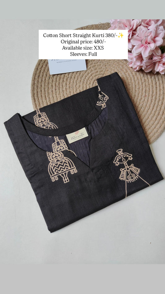 Ready To Ship Cotton Short Kurti