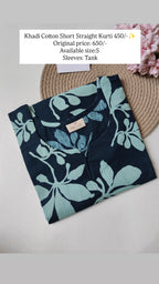 Ready To Ship Khadi Cotton Short Kurti
