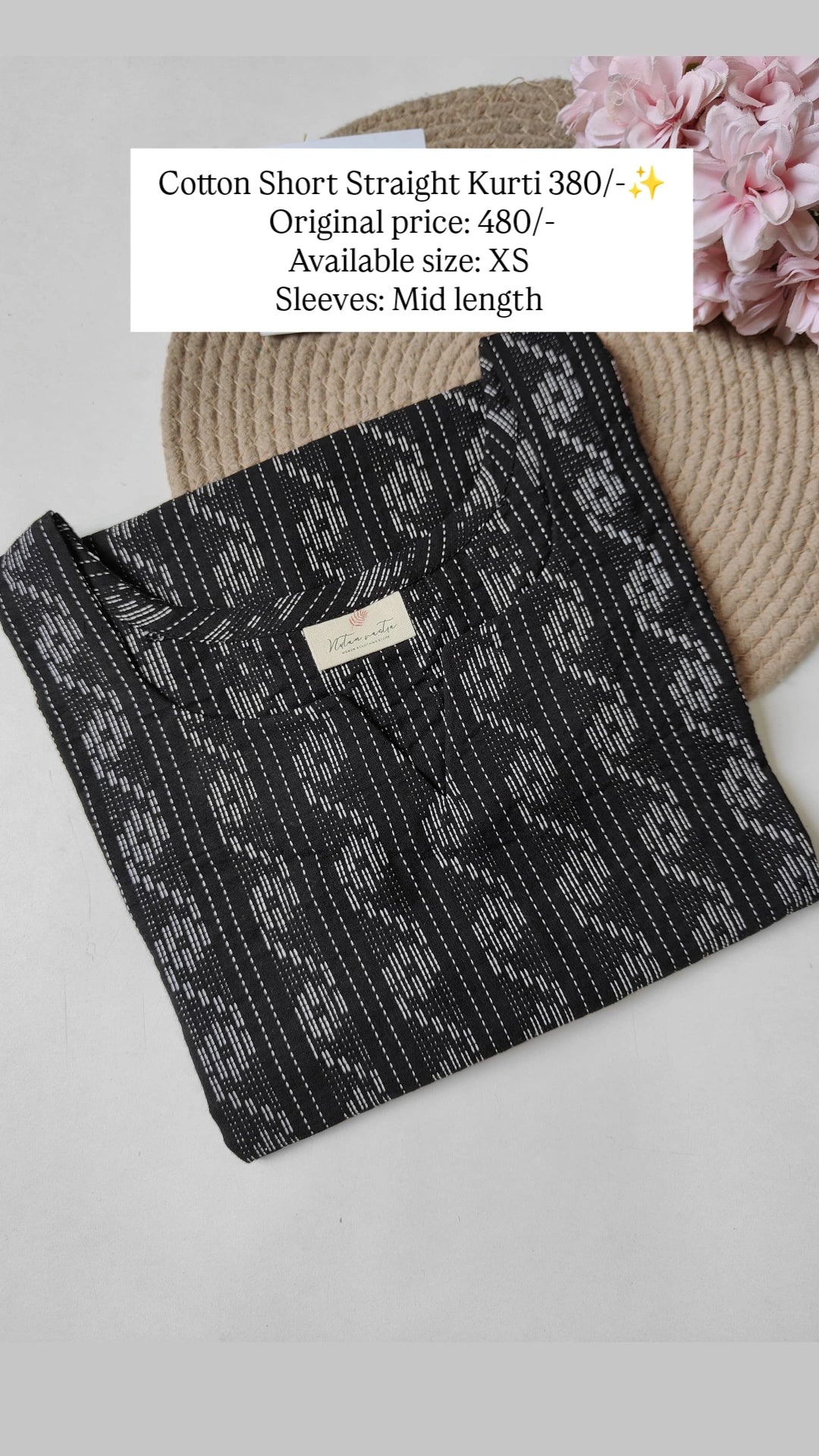 Ready To Ship Cotton Short Kurti