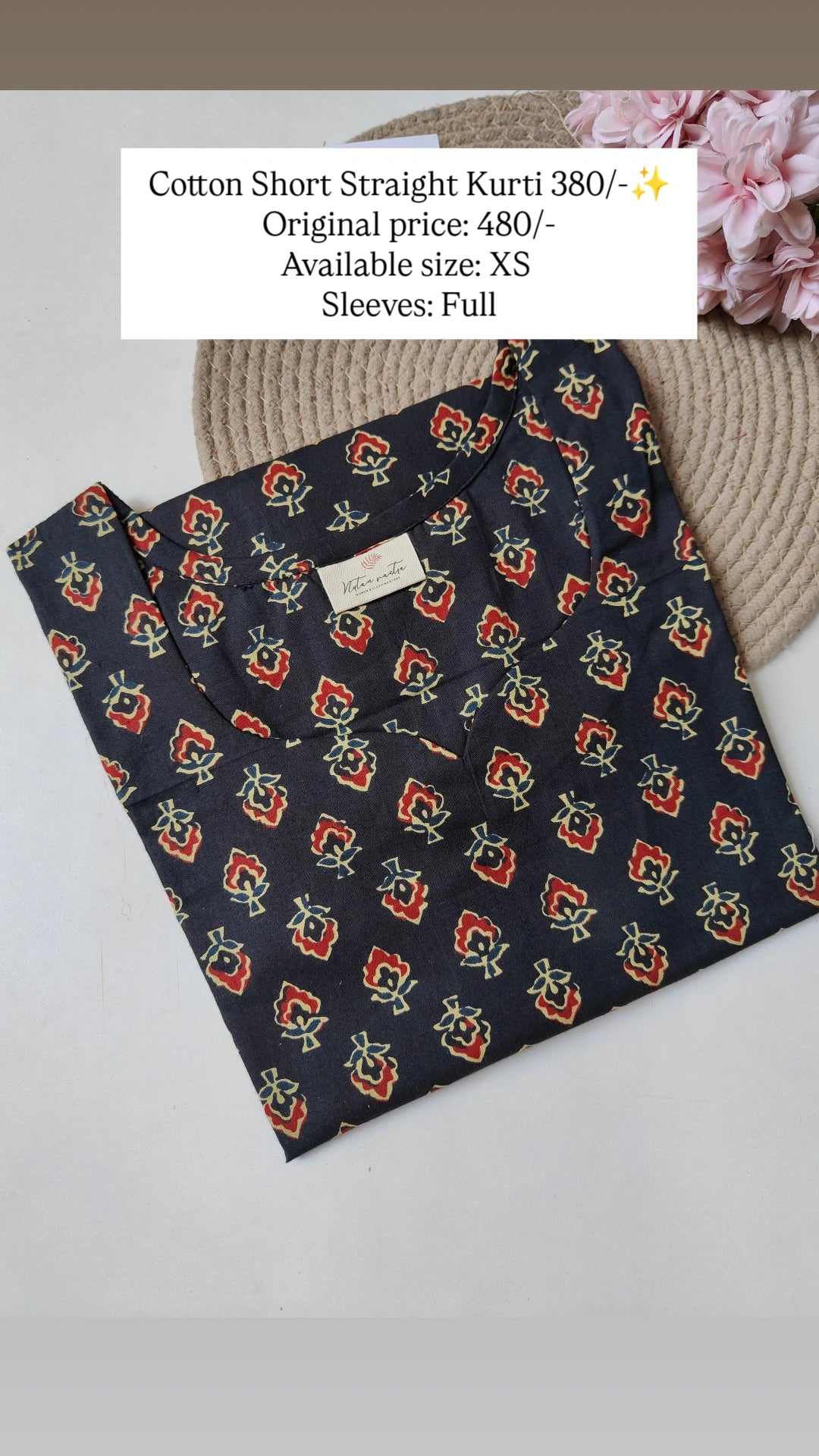 Ready To Ship Cotton Short Kurti