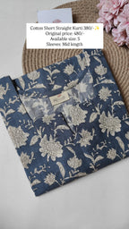 Ready To Ship Cotton Short Kurti