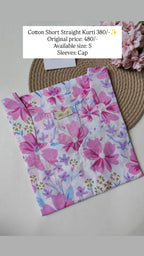 Ready To Ship Cotton Short Kurti