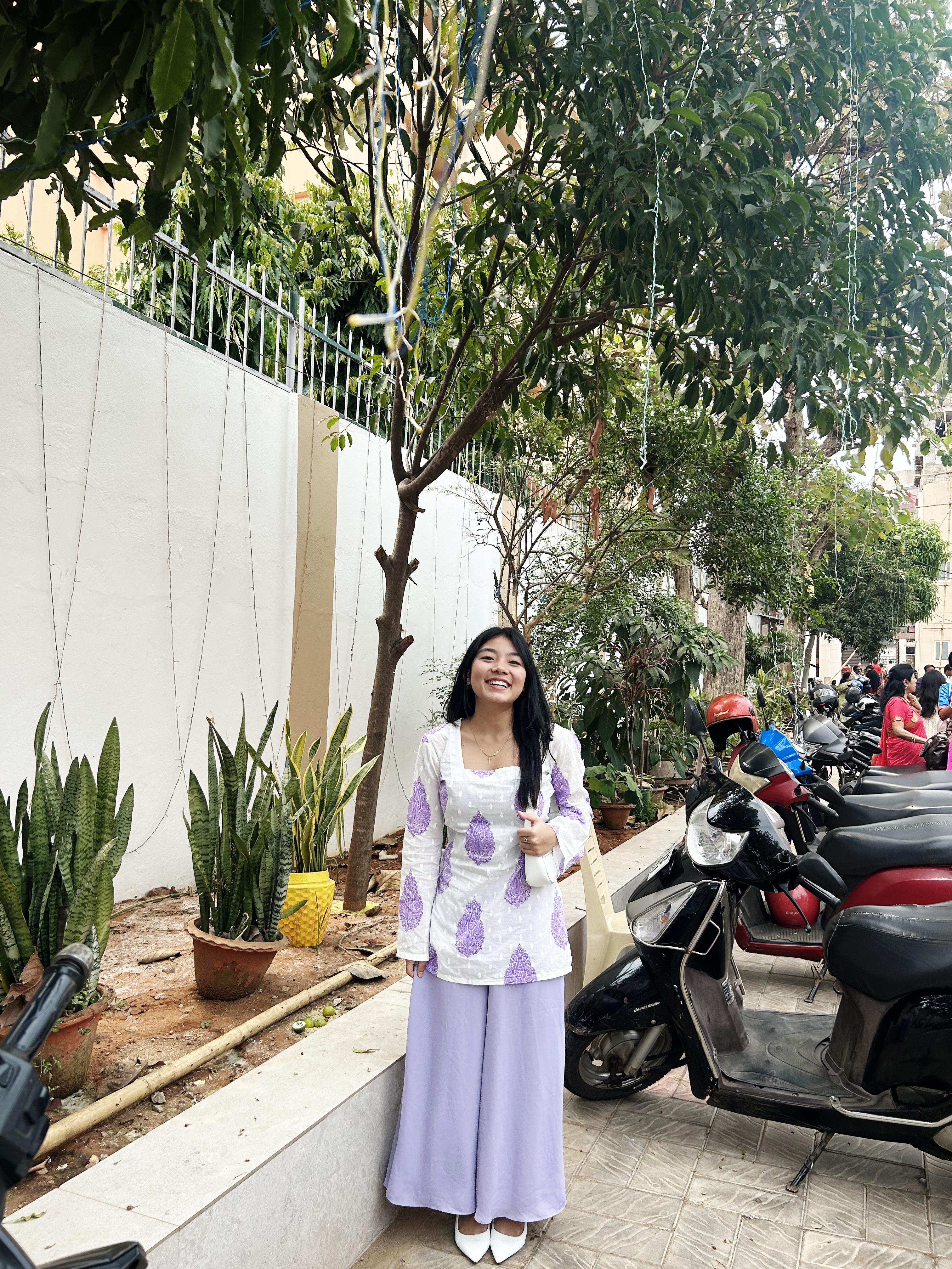 Cotton Dobby Short Kurti & Peplum Top