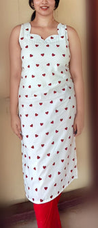 Cotton Long Straight Kurti