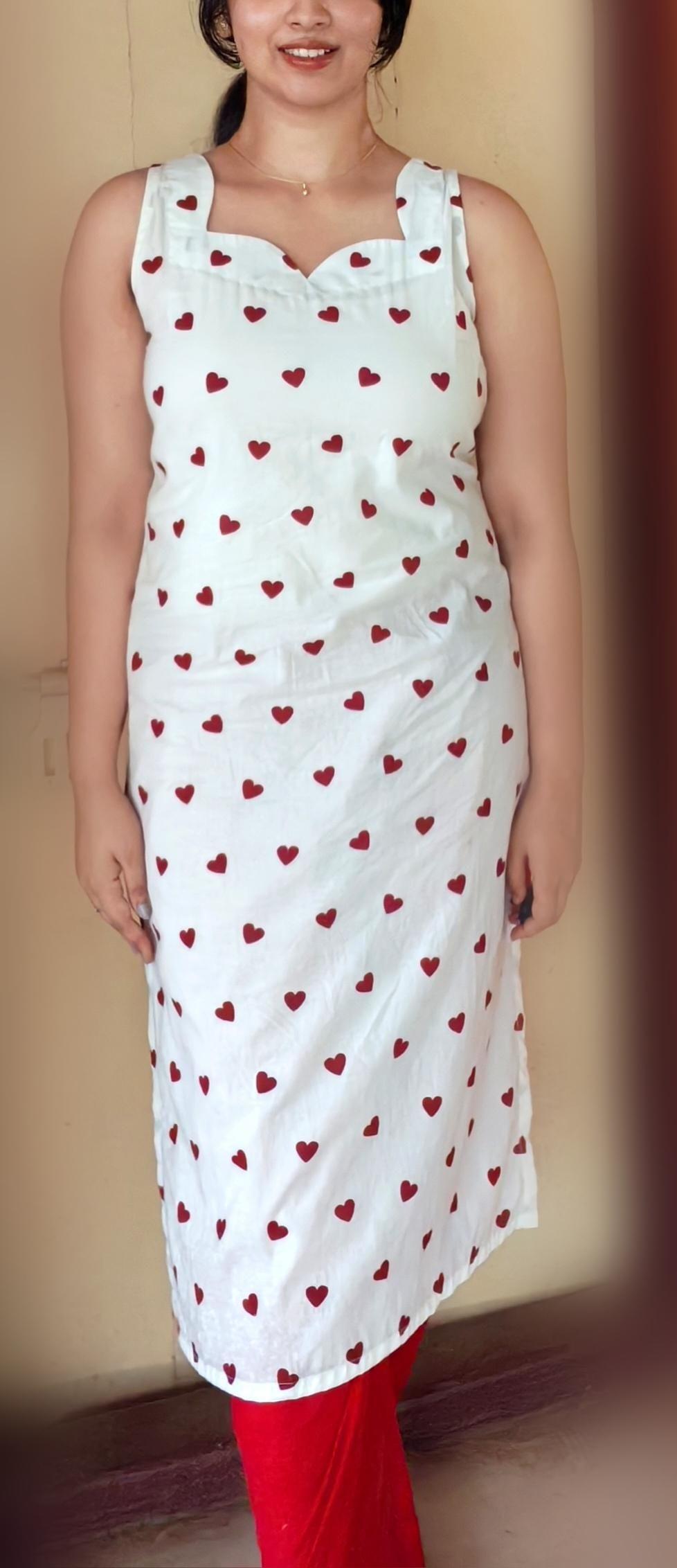 Cotton Long Straight Kurti
