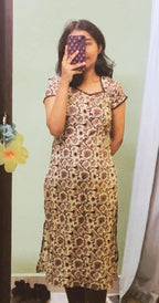 Cotton Long Straight Kurti