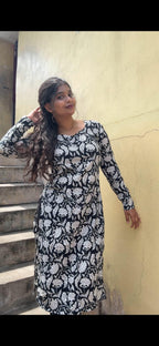 Cotton Long Straight Kurti