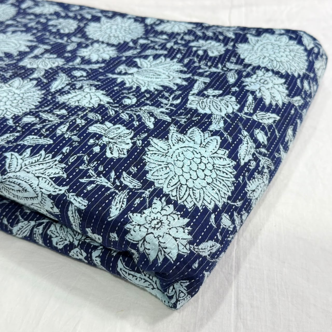 Cotton kantha Anarkali kurti