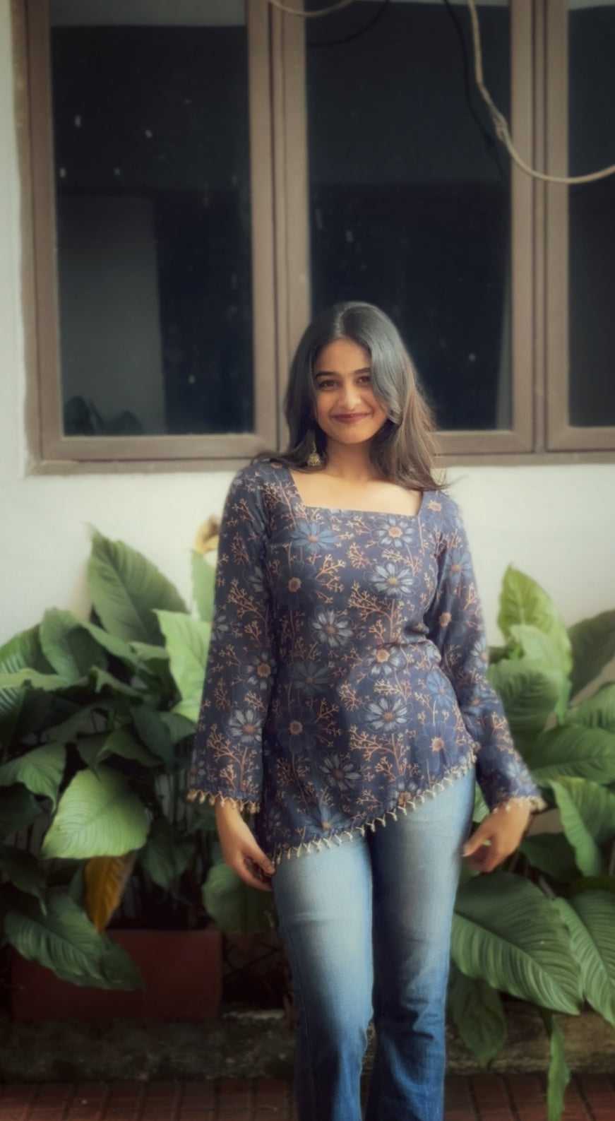 Poly Cotton Short Kurti