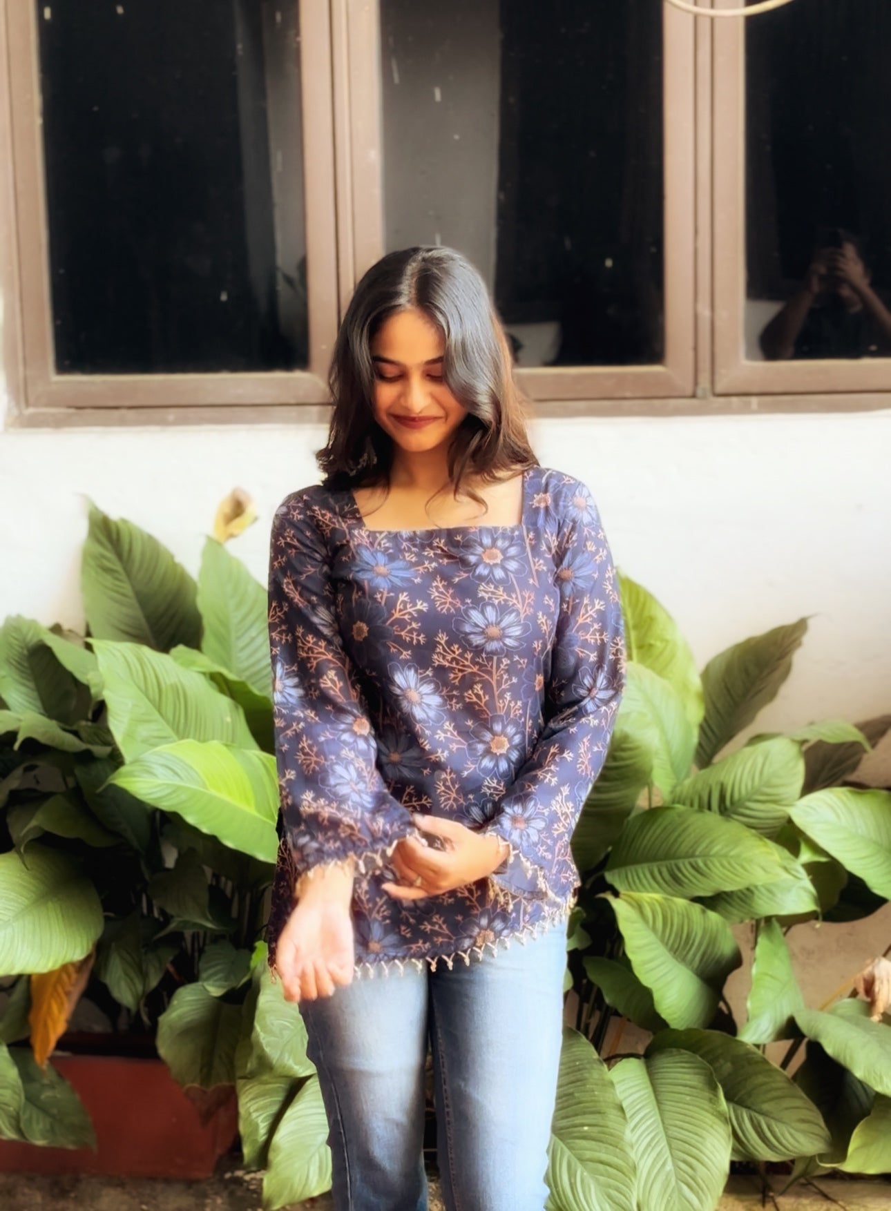 Poly Cotton Short Kurti