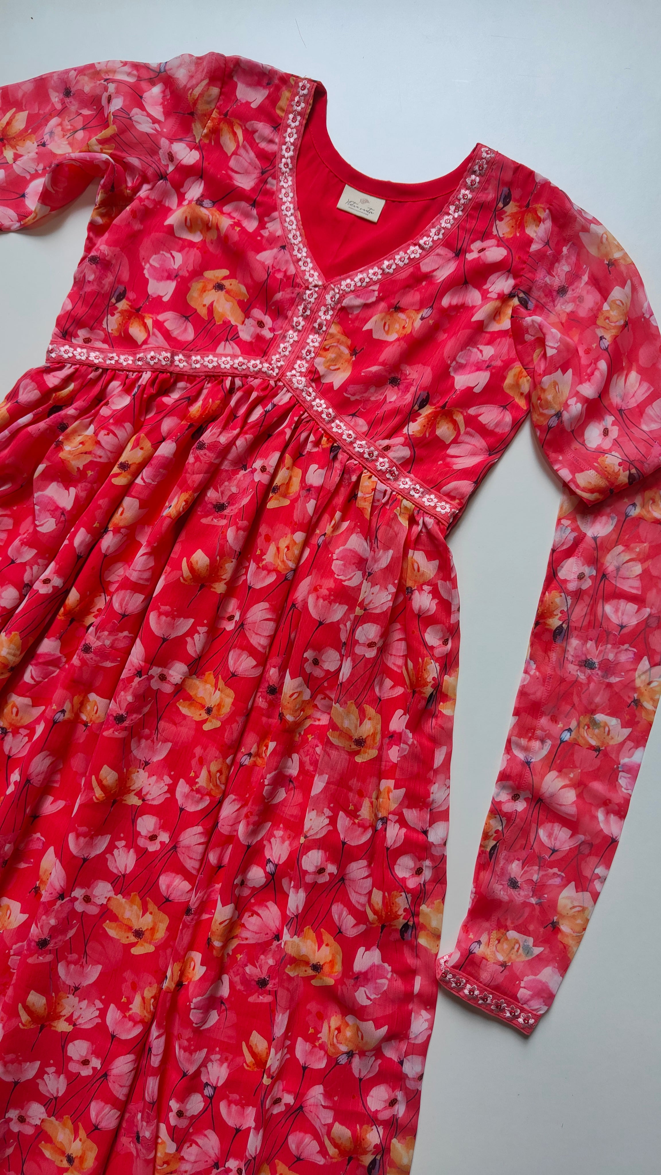 Ready to ship chiffon Anarkali dress