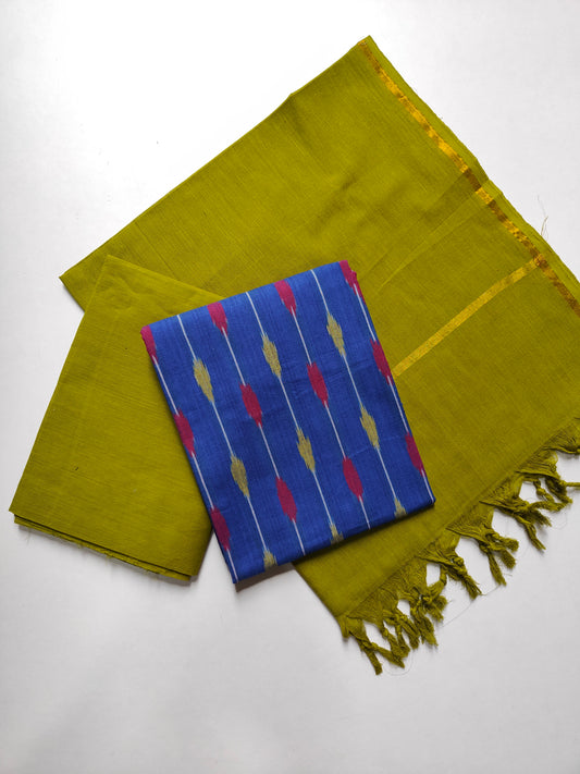 Handloom Ikkath cotton suit set