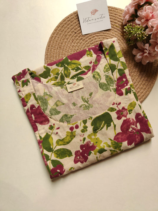 Cotton flex short kurti