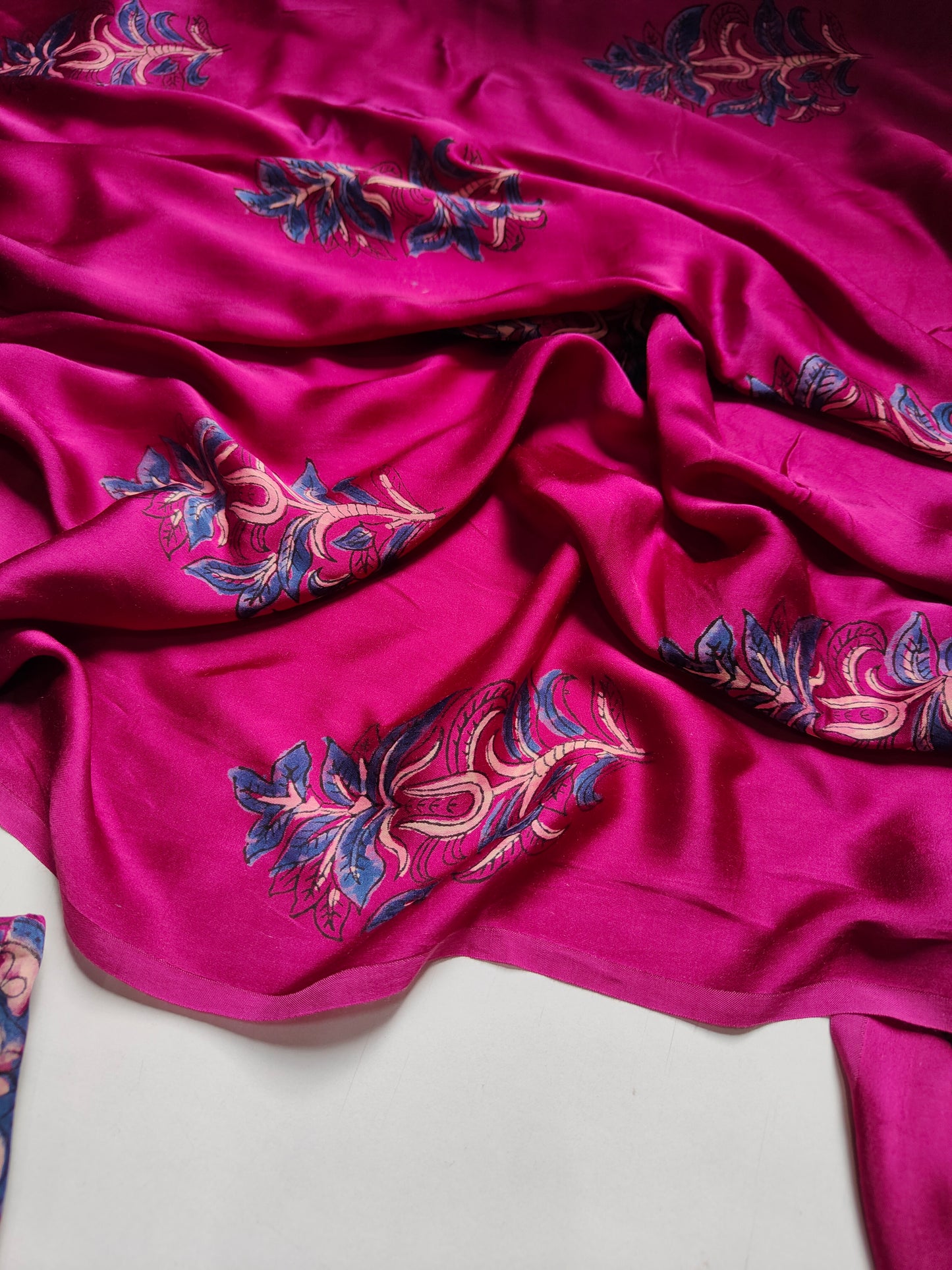 Modal satin suit set
