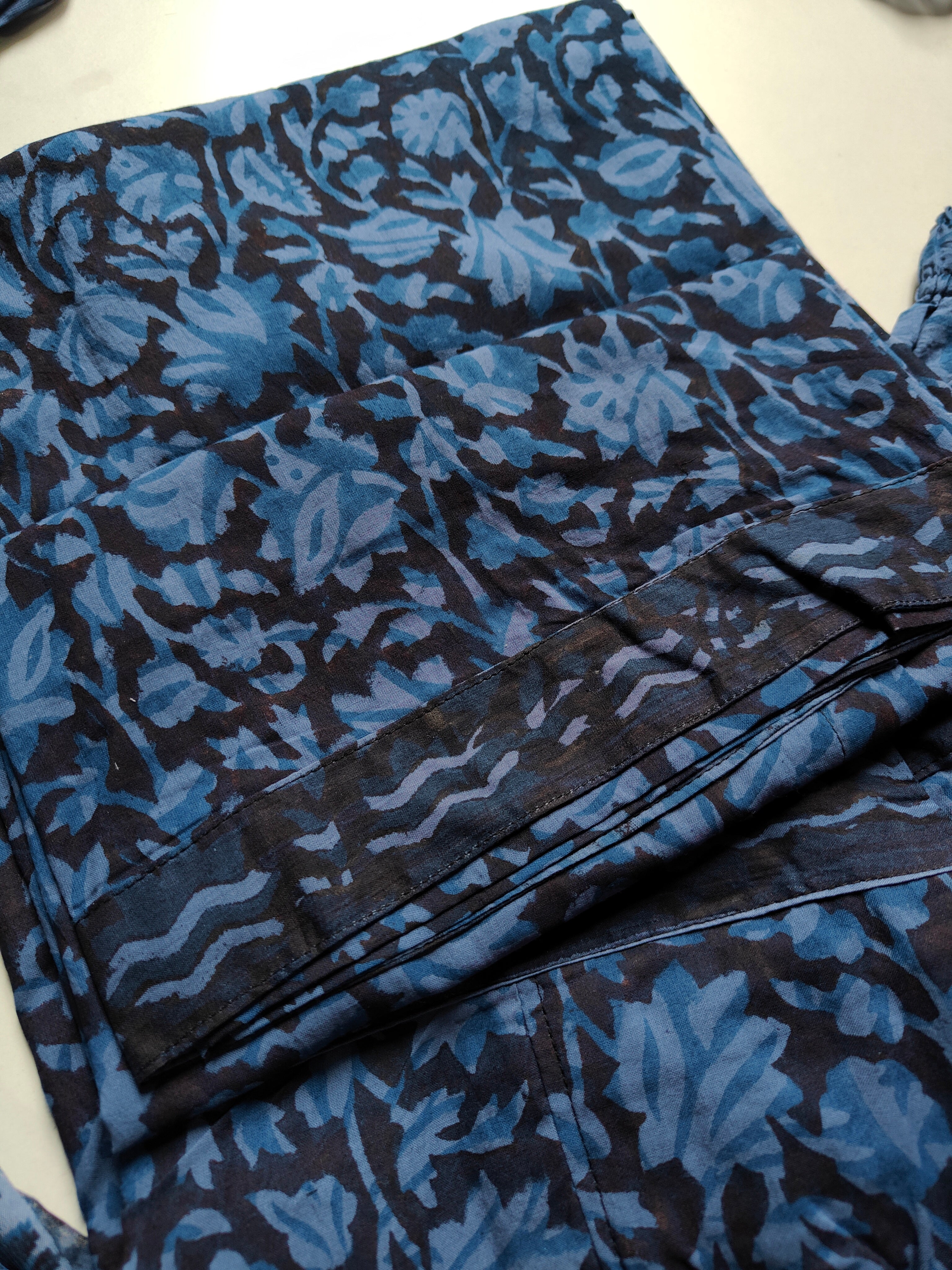 Cotton Suit Set With Chiffon Dupatta