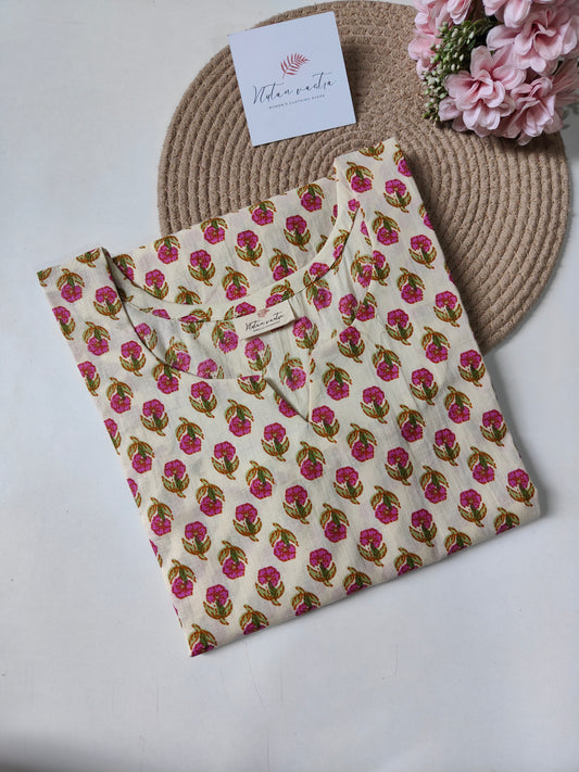 Cotton short kurta