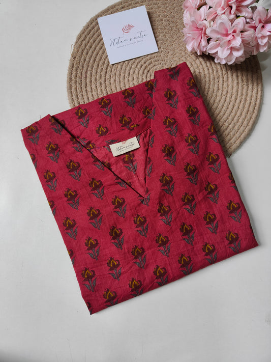 Cotton Anarkali kurti