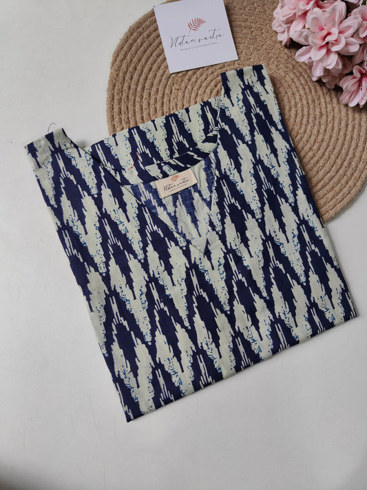 Ready to ship Cotton long straight kurti