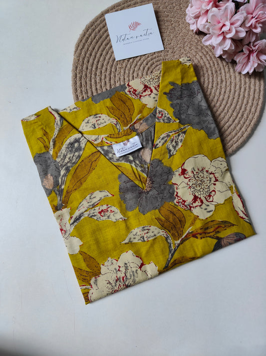 Ready to ship Cotton long straight kurti