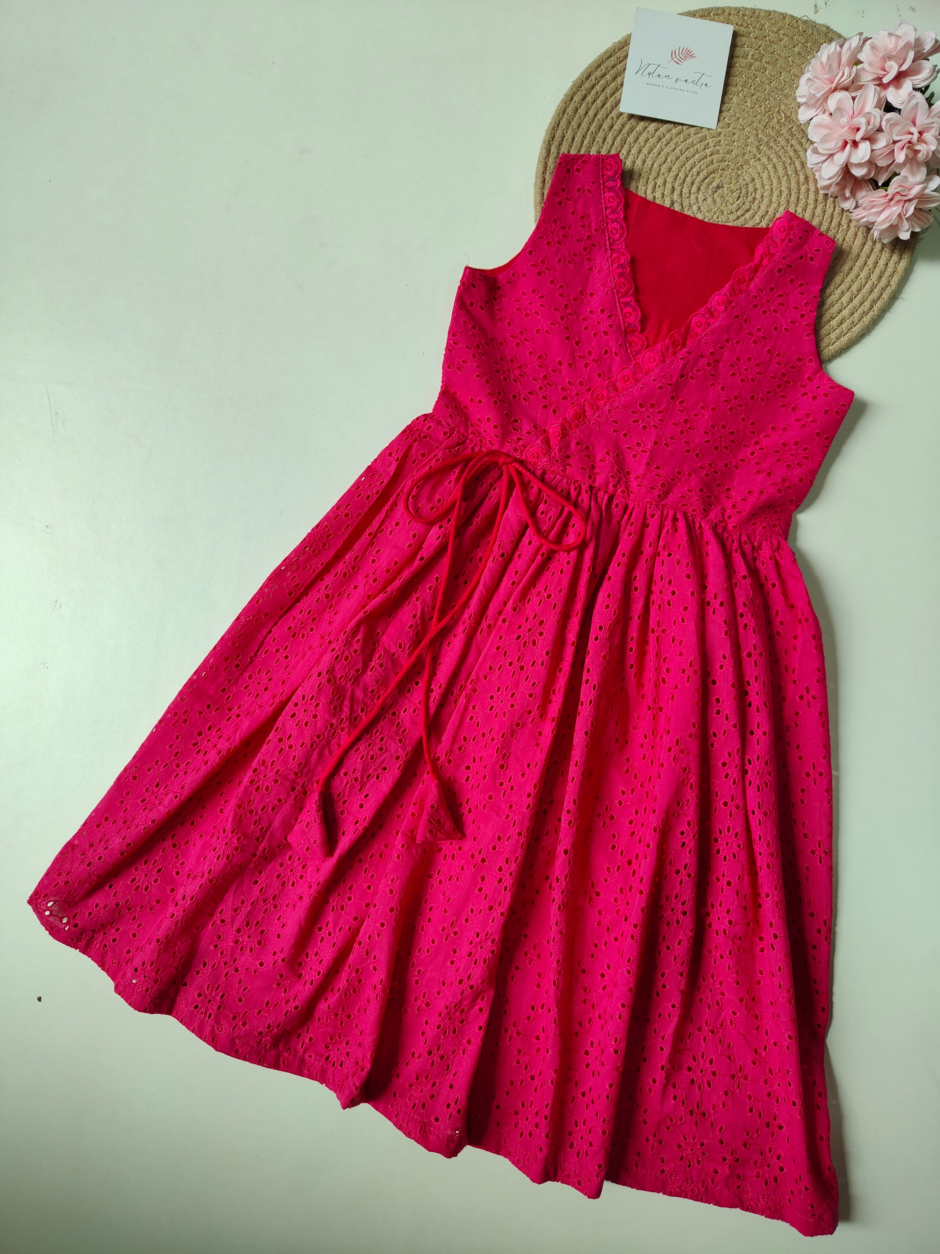 Ready To Ship Pink Hakoba Girls Frock
