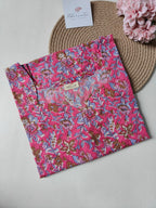 Ready To Ship Cotton Kantha Long Straight Kurti