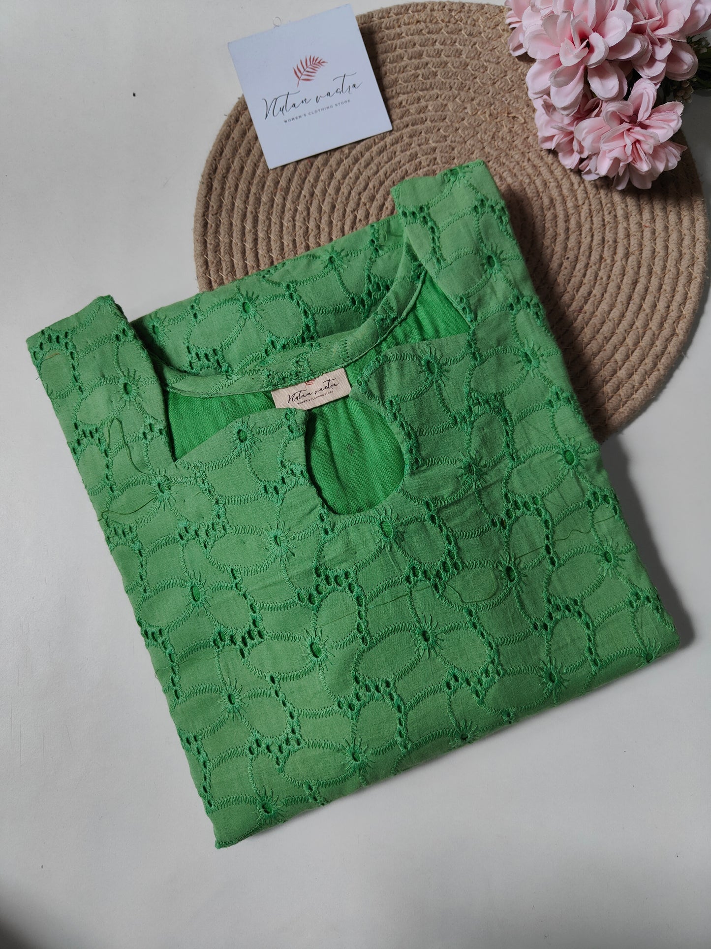 Ready to Ship Hakoba Long Straight Kurti
