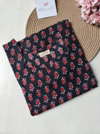 Ready To Ship Cotton Kantha Long Straight Kurti