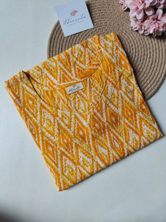 Ready To Ship Cotton Kantha Long Straight Kurti