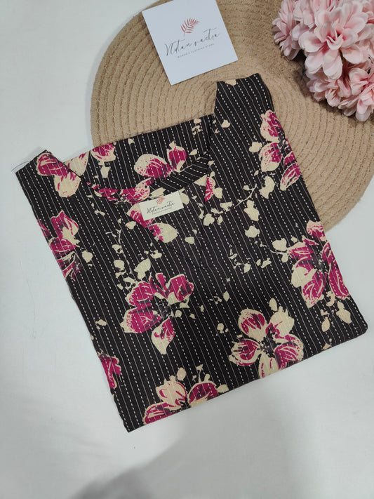 Ready to ship Cotton kantha Short kurti