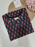 Ready to Ship Cotton Kantha Long Straight Kurti
