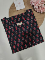 Ready To Ship Cotton Kantha Long Straight Kurti