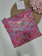 Ready To Ship Cotton Kantha Long Straight Kurti