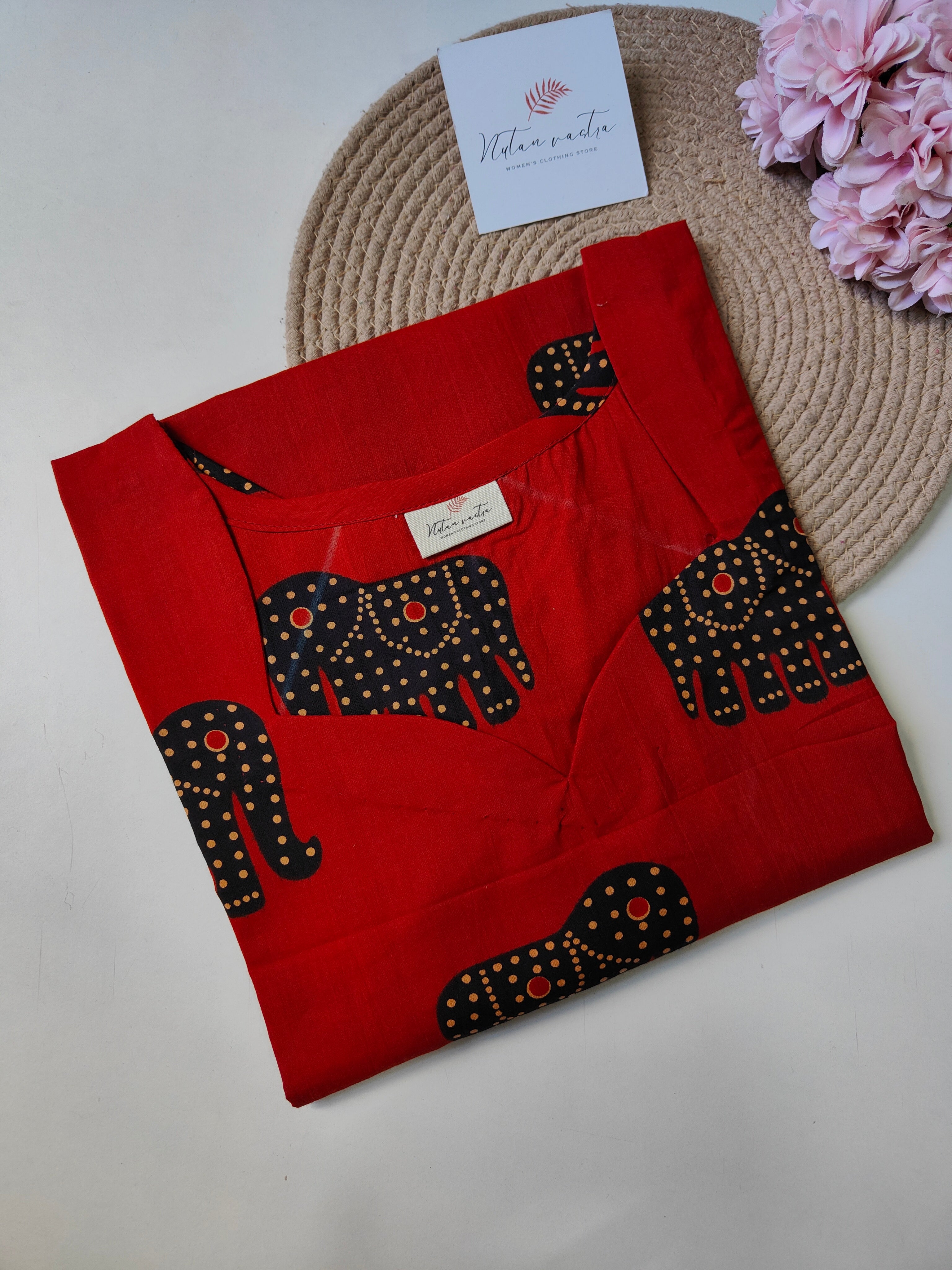 Cotton Anarkali kurti