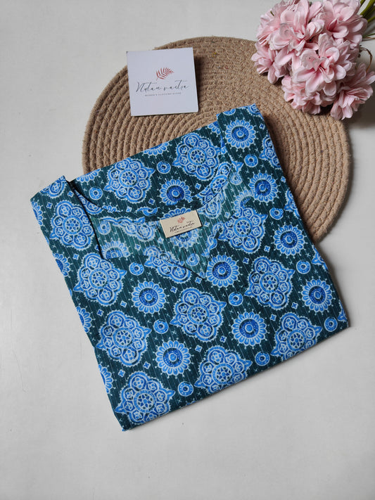 Ready to Ship Cotton Kantha Short kurti