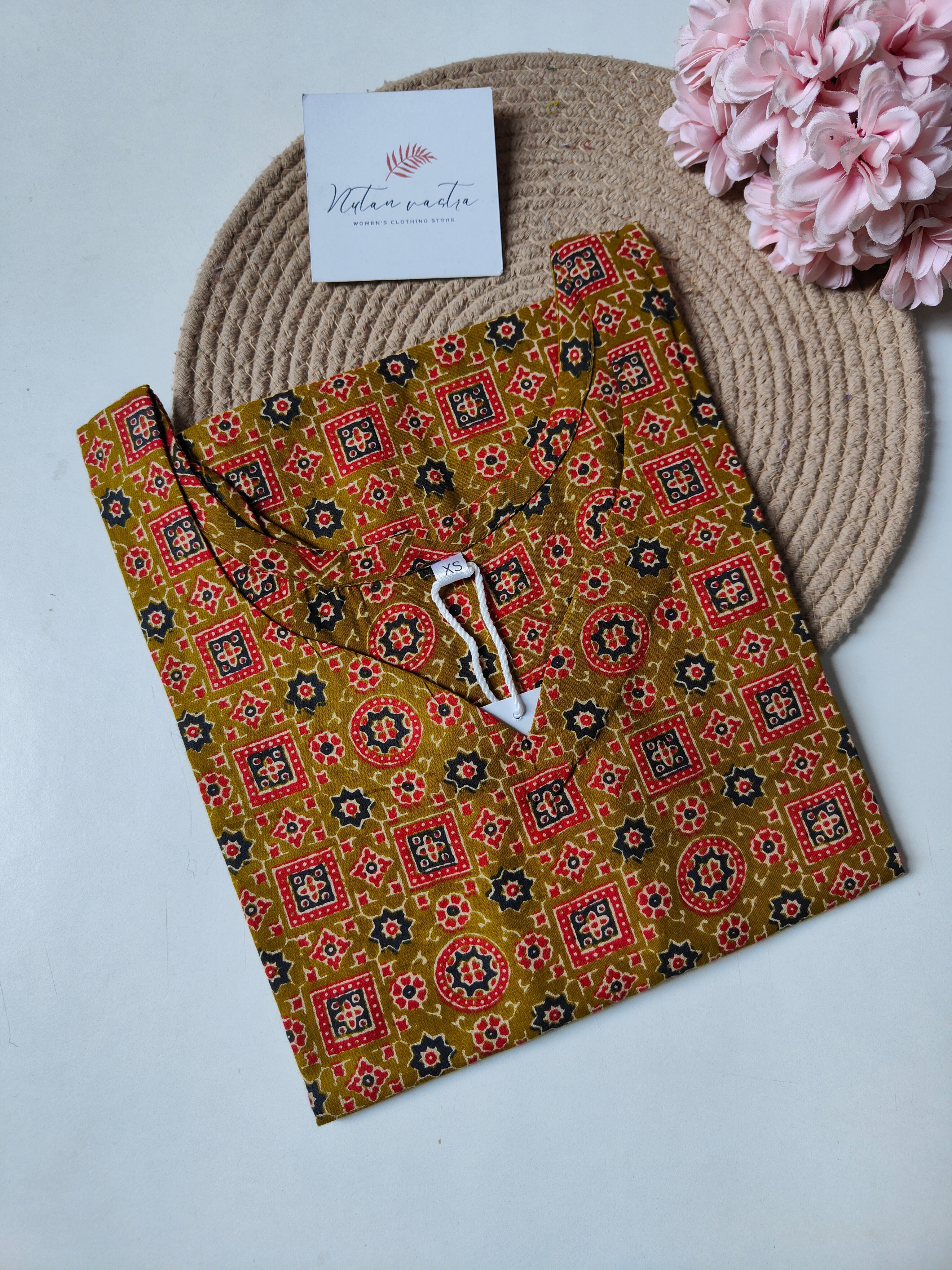 Ready to Ship Cotton Short kurti