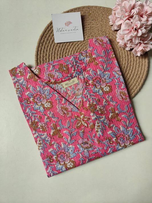 Ready to Ship Cotton Short kurti