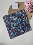 Ready to ship Cotton Kantha Long Straight Kurti