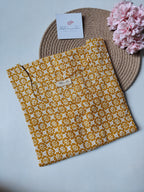 Ready to ship Cotton Kantha Long Straight Kurti