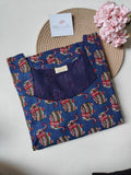 Ready to ship Cotton long straight kurti