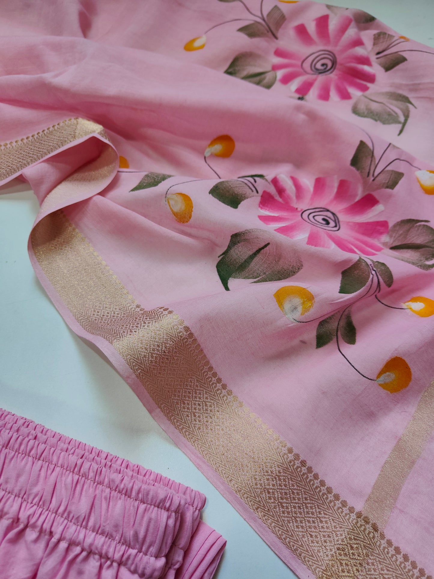 Mangalgiri south cotton suit set