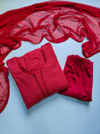 New Chikankari Anarkali Set