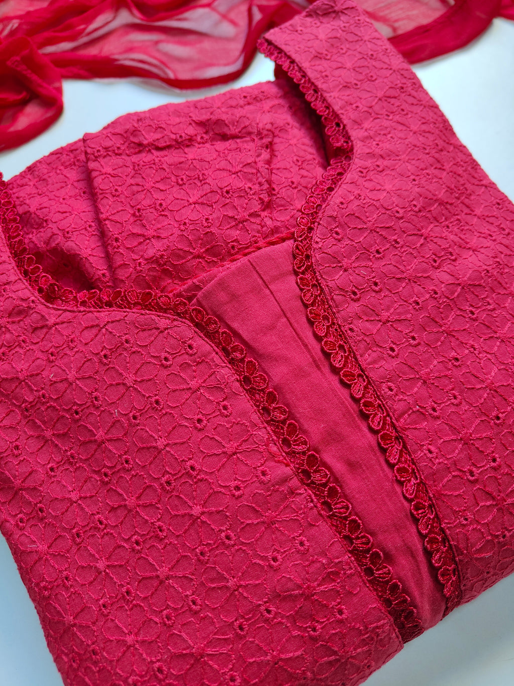 New Chikankari Anarkali Set